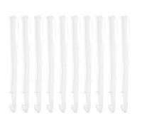 JECOMPRIS 20 Moules en Silicone pour Crochet et Aiguilles à Tricoter, Flexibles et Lisses, Kit DIY de Loisirs Créatifs avec 10 Compte-Gouttes, Accessoires pour Résine Époxy et Couture, Pack