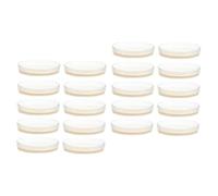 JECOMPRIS 20 Pièces Boîtes De Pétri Pré-Coulées Avec Agar Pour Expérimentation Scientifique Stem 2.76X2.76X0.79In Plaques De Gélose Nutritive Pour École Et Laboratoire