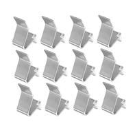 JECOMPRIS 20 Pièces Boucle de séparation Porte-fichiers pour classeurs Supports d'étagère de Cuisine Support de Clips d'étagère Chevilles de Support d'étagère de Meuble Cintre Le Fer