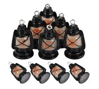 JECOMPRIS 20 Pièces Breloques Porte-clés en Résine Noire Vintage Finition Robuste et Design Détaillé pour Décoration de Table Halloween et Fabrication de Bijoux