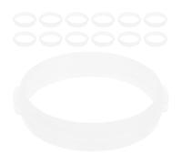 JECOMPRIS 20 Pièces Cercles de Tubes en Plastique Blanc pour Cage de Hamster, Connecteurs Faciles à Nettoyer et Compatibles, Accessoires pour Tunnels D'exploration