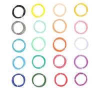 JECOMPRIS 20 pièces Filament Pcl pour Stylo Impression Recharge pour Stylos Compatibles Matériel Sûr et Créatif pour Art et Bricolage