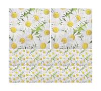 JECOMPRIS 20 Pièces Serviettes en Papier à Motifs Floraux Doux et Faciles à Transporter pour Tables à Manger et Événements Spéciaux, Décor Charmant et Élégant pour Goûters et Fêtes