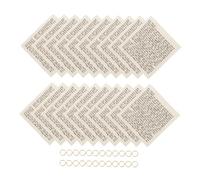 JECOMPRIS 20 Rouleaux de Mezouza Casher Pré-Roulés Imprimés Parchemin Hébraïque de Bénédiction Juive pour Porte Format Mini Adapté aux Cadres Accessoire Religieux Maison Déco Mezouza