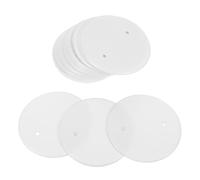 JECOMPRIS 20pcs Cache du Bouton Alimentation Rond en Plastique Blanc, Protection Câble Électrique, Design Précis, pour Maison et Hôtel
