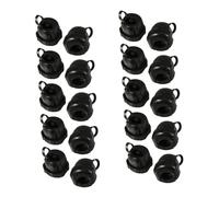 JECOMPRIS 20pièces Lot de Supports De Fixation De Câble Rond Rigidificateur De Tension pour Protection De Fil Collier Serrage Électrique pour Isolation Et Gestion De Câbles