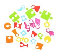 JECOMPRIS 24 Pièces Marqueurs de Verre en Silicone Réutilisables pour Fête, Accessoires Pratiques et Décoratifs pour Identifier et Décorer les Verres à Vin Lors D'événements
