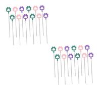 JECOMPRIS 24pièces Goupillon Silicone Pour Bouteilles Et Ensemble De Nettoyage Pour Biberons Réutilisables Vert Rose