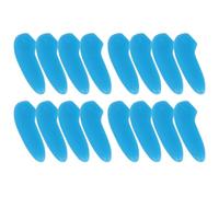 JECOMPRIS 25 Pièces Protège-lame pour Cutter, Plastique Bleu | Usage Multi-fonctions, pour Stockage de Cutter et Expédition de Couteaux, Design Soigné