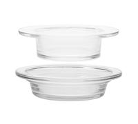 JECOMPRIS 2pièces Coupelle pour Chauffe-Cire Verre Transparent Petite Coupelle pour Fondoir À Cire Et Brûleur Huiles Essentielles Lot de Plateaux Interchangeables Faciles À Nettoyer pour