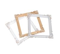 JECOMPRIS 3 Pièces Cadre Photo Vintage en Résine, Décoration Rétro Élégante | Objet Décoratif, Finition Soignée, Gain de Place, Résistant, Idée Présent, Usage Intérieur, Style Ancien