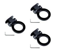 JECOMPRIS 3 Pièces de remorque Voiture de Course Autocollants de Roue Accessoires Auto Car Accessories gommettes Voitures Autocollant de Crochet de remorquage de Voiture Black