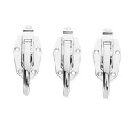 JECOMPRIS 3 Pièces poignée remplacement loquet du congélateur partie rétro moderne serrure porte loquet pour porte du congélateur verrouillage de porte du congélateur Alliage de zinc