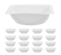 JECOMPRIS 30 nacelles de pesée en plastique : plateaux de mélange de laboratoire pour la mesure des poudres, liquides et solides ; récipient de pesée pour la préparation des aliments,