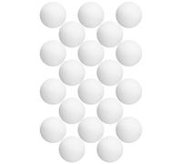 JECOMPRIS 30 Pièces Balles de Tennis de Table Blanches 40mm, en ABS