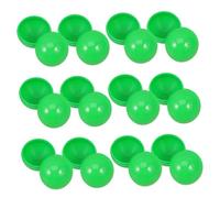 JECOMPRIS 30 Pièces Boule De Loterie Balle Chanceuse Boules De Tombola Creuses Accessoires De Balles De Jeu Faveur du Parti Conteneurs De Cotillons Accessoires De Balles De Jeu Vert PVC