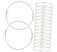 JECOMPRIS 35 pièces Anneaux Métalliques pour DIY et Attrape Cercles de Qualité Kit pour Décoration Macramé et Projets Artisanaux