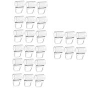 JECOMPRIS 4 Ensembles Poignée De Crochet De Rideau Pliante Poignées D'abat-Jour pour Stores À Rouleau l'ombre Tire Serrer Clip Clips De Cantonnière Transparent Abdos 6 Pièces * 4