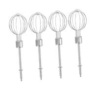 JECOMPRIS 4 Pièces Accessoires de battements d'oeufs batteur à oeufs à oeufs en acier inoxydable accessoires des batteurs petit en acier inoxydable mini- Réutilisable