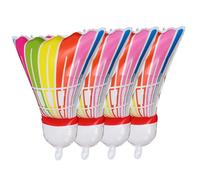 JECOMPRIS 4 Pièces Ballons de Badminton Géants Décorations pour Anniversaire Mariage Événements Ballons Colorés Forme de Badminton pour Célébrations