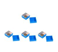 JECOMPRIS 4 Pièces Ensemble 4 Équipement Expérimental De Densité Cubique Cube De Tungstène Cube De Densité D'expérience Sablier Cubes Planche Bloc De Substance Cube De Cuivre De Densité Bois