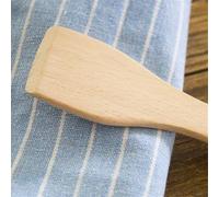 JECOMPRIS 4 pièces Lot de Spatules Bois de Hêtre pour Cuisson Antiadhésive Petites Spatules Bois Naturel Tourneurs Sûrs pour Poêles Sensibles Ustensiles Résistants et Écologiques pour