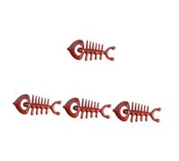 JECOMPRIS 4 Pièces Peigne de Massage Forme de Poisson Outil de Massage Corporel Pratique pour Relaxation et Détente Du