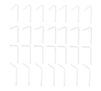 JECOMPRIS 40 Pièces Tubes En Verre Clair Degrés Coudés Instruments En Verre De Chaque Type Total