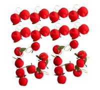 JECOMPRIS 48 Pièces Décorations De Rentrée Scolaire Ornements De Pomme Fête De Rentrée Pommes De Vacances De Jeu Artificielles Fournitures