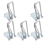 JECOMPRIS 5 Pièces Clip en Métal Argenté pour Insert de Plateau à Espèces, Pince à Billets Compacte et Gain de Place, pour Tiroir-caisse en Magasin ou Bureau