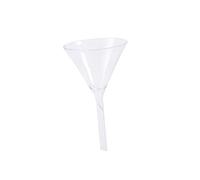 JECOMPRIS 5 pièces Entonnoirs Verre pour Laboratoire Entonnoirs Triangulaires Résistants à Haute Température pour Expériences Chimie Analytique