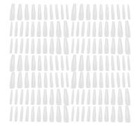JECOMPRIS 500 Pièces Faux Ongles en Abs pour Manucure, Autocollants Longs pour Doigts, Adaptés à Différentes Tailles, Amovibles, pour Salon Professionnel ou DIY la Maison