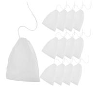 JECOMPRIS 500 Pièces Sacs à Thé Réutilisables Mousseline avec Cordon Pochettes Filtrantes pour Infusion Herbes Épices et Lait Amande Sachets Réutilisables pour Cuisine et Bain