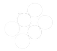 JECOMPRIS 6 Pièces Cordes en Nylon Argentées pour Instrument à Cordes Traditionnel Russe, Ensemble Solide et Optimisé pour Musiciens Débutants, pour L'éducation Musicale Traditionnelle