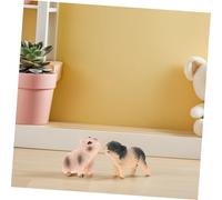 JECOMPRIS 6 Pièces Figurines de Cochons Réalistes Miniatures Décorations de Table et Accessoires Maison de Poupée Jouets Éducatifs pour Garçon Fille et Ornements de Jardin Féérique