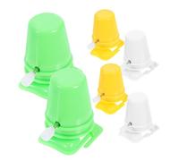 JECOMPRIS 6 Pièces Mouvement de Marche mécanique Marcheur à remonter Liquidation Robot Partie Enfant Jouets d'artisanat pour Enfants Animal Qui Marche au Rythme d'une Horloge Plastique