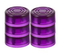 JECOMPRIS 6pcs Capuchons de Protection pour Pédale Effet Guitare en Plastique Pourpre, Protection Optimale et Rangement Facile pour Débutants