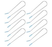 JECOMPRIS 8pcs Pinces à Rouleau Chauffant en Acier Inoxydable 304 pour Cheveux, Outil de Coiffage Pratique pour Boucles Douces la Maison Tiroir