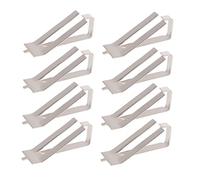 JECOMPRIS 8pièces Clips De Fixation Verre Pour Imprimante Supports à Ressort Accessoires De Plateforme Verre Pour Lit Chaud Pratiques Et Stables