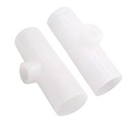 JECOMPRIS Abreuvoir Agricole Blanc 20pcs pour Pigeons et Poulets en Abs Trois Voies, Installation Facile, Gain de Temps pour Ferme