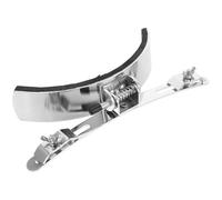 JECOMPRIS Accessoire Facile de Métallique Caisse Support pour Claire en Acier Inoxydable Argenté Installer Support Stable à Tambours de Marche à Domicile