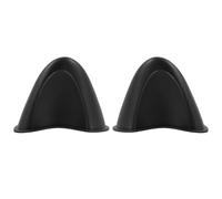 JECOMPRIS Accessoires de Casque de Moto pour Femmes, Décoration Oreilles de Chat Noir, Ensemble 1 Paire, Plastique Léger et Solide, Adapté pour Casque Électrique, Style Mignon pour Voyages