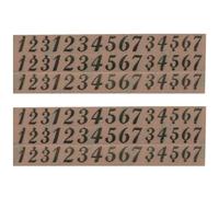 JECOMPRIS Autocollants pour Tambour à Languette 6 Feuilles, Identification des Notes Musicales pour Apprentissage, Accessoires Légers Adaptés aux Percussionnistes