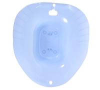 JECOMPRIS Bain de Siège Design Antidérapant en Plastique Post-partum Bleu et Résistance Haute Température pour Soins Après Accouchement Domicile