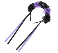 JECOMPRIS Bandeau Créatif pour Halloween Roses Pourpre, Accessoire de Costume Léger et Confortable pour Fête ou Spectacle Scène Couleur Aléatoire