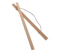 JECOMPRIS Barre Suspendre Magnétique en Bois de Teck 41 CM pour Rouleau de Peinture Cadre Magnétique pour Tableau Kit Support Mural pour Affiches Photos et Œuvres d'Art à Surface Plane