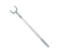 JECOMPRIS Barres à Linge Télescopiques Réglables 2 Pièces, Poteaux en Alliage d'Aluminium pour Étendoir Maison, Support Vêtements pour Séchage Intérieur