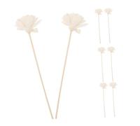 JECOMPRIS Bâtons Diffuseurs 8 Pièces Fleurs Séchées en Rotin Diffusion sans Flamme ni Électricité pour Diffuseur D'arômes pour Aromathérapie et Décoration