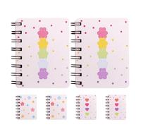 JECOMPRIS Bloc-notes Portable à Spirale Latérale Petit Format, Lot de 6 Carnets de Poche, Papier Solide pour Prise de Notes Scolaire, Bureau et Réunions