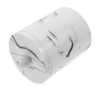 JECOMPRIS Boîte à Cotons-tiges en Résine Blanche avec Design Marbre Moderne, Rangement Compact pour Maquillage et Cure-dents, Couvercle Pratique pour Usage à Domicile Style Plusieurs styles